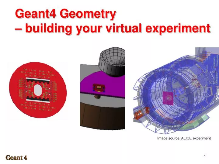 geant4 geometry building your virtual experiment