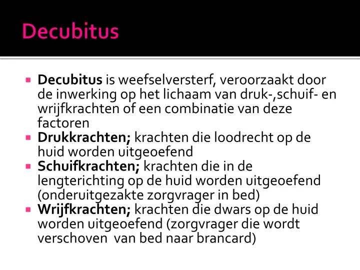 decubitus
