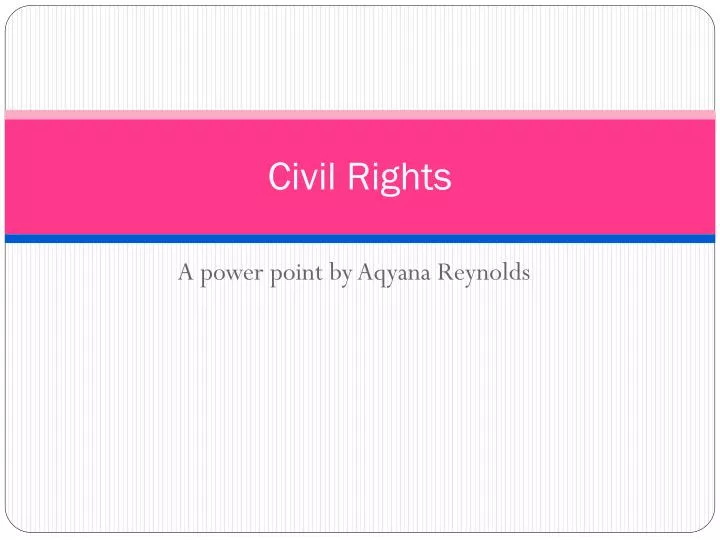 civil rights