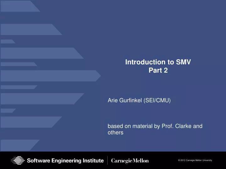 introduction to smv part 2