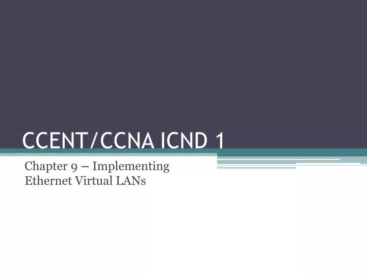 ccent ccna icnd 1