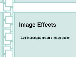 Image Effects