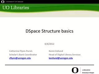 DSpace Structure basics