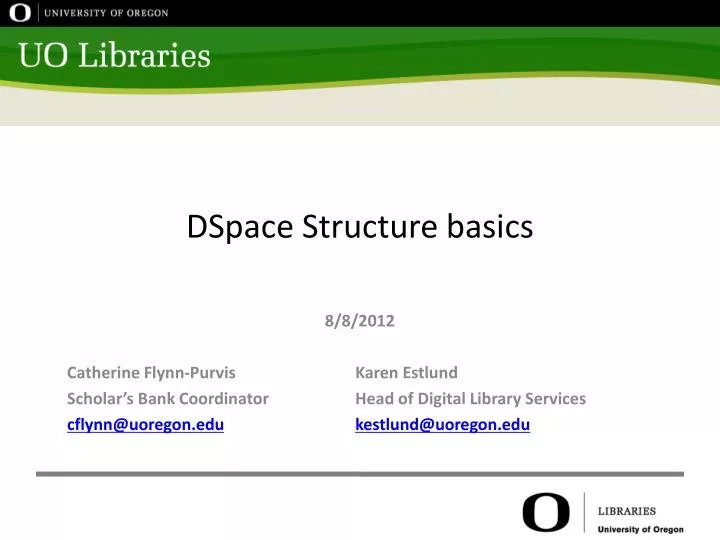 dspace structure basics