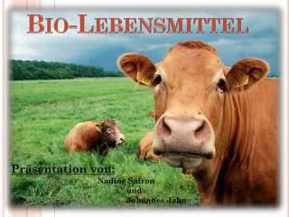 bio lebensmittel