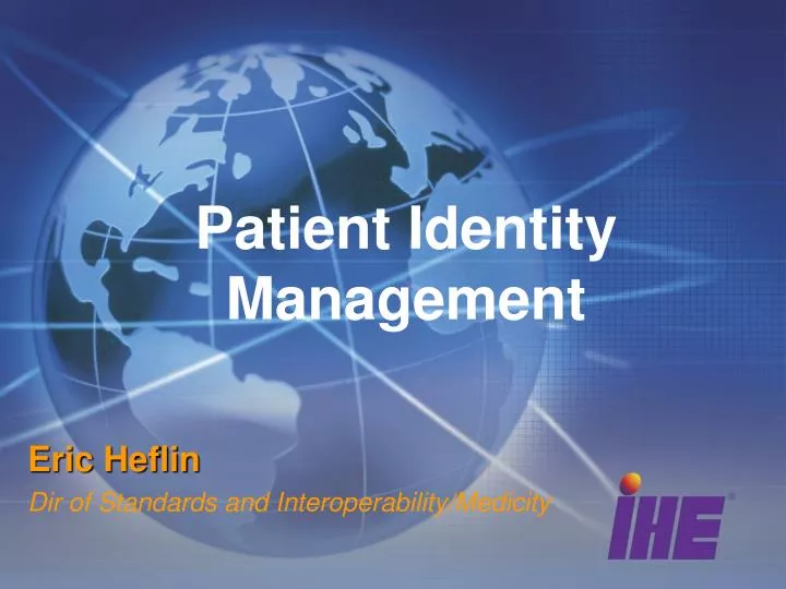 patient identity management