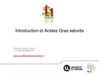 introduction et acides gras sature s