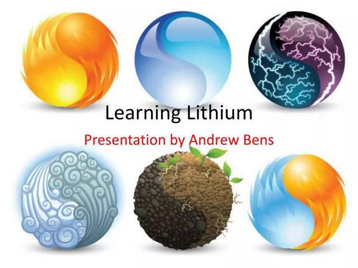 learning lithium