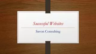 Successful Websites