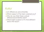 Kultur - slide 1