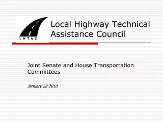 Local Highway Technical Assistance Council