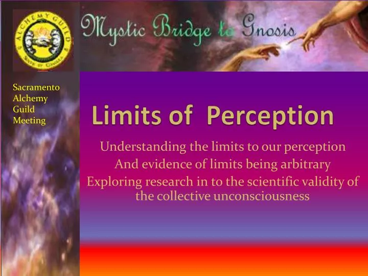 limits of perception