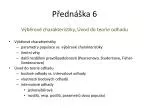 Přednáška 6 - slide 1