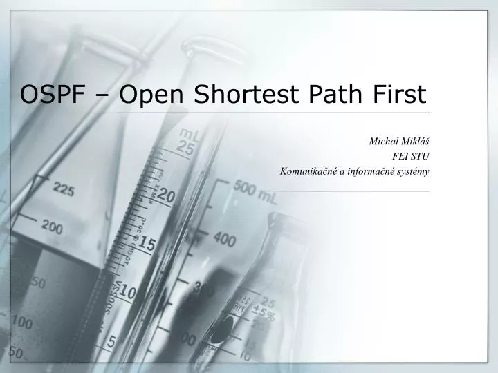 ospf open shortest path first