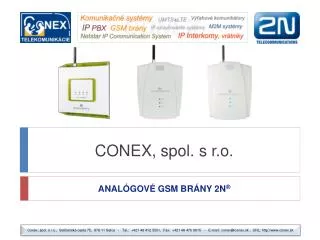 conex spol s r o