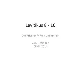 levitikus 8 16