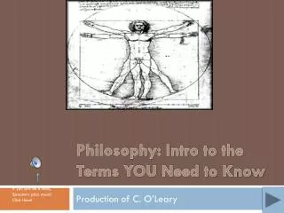 Philosophy: Intro to the Terms YOU Need to Know