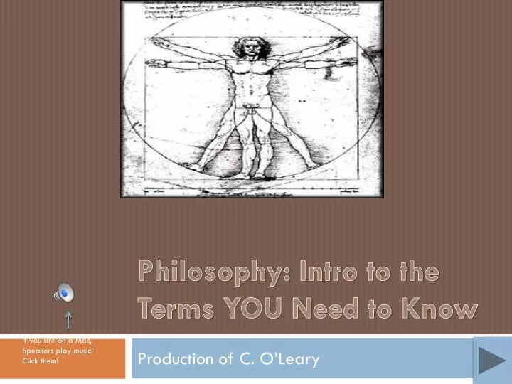 philosophy intro to the terms you need to know