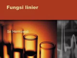 fungsi linier