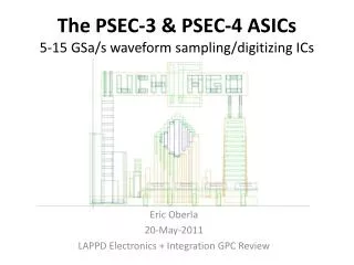 The PSEC-3 &amp; PSEC-4 ASICs 5-15 GSa /s waveform sampling/digitizing ICs
