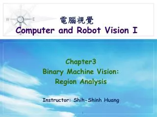 ???? Computer and Robot Vision I