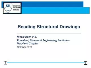 Reading Structural Drawings