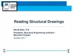 Reading Structural Drawings - slide 1