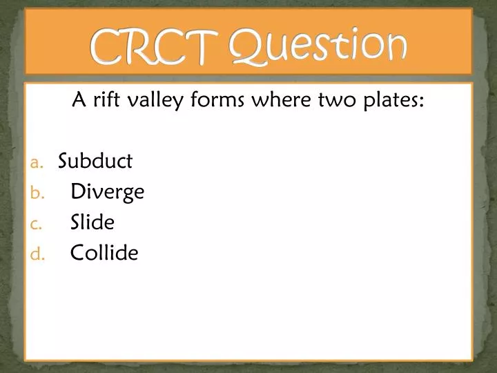 crct question