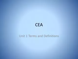 CEA