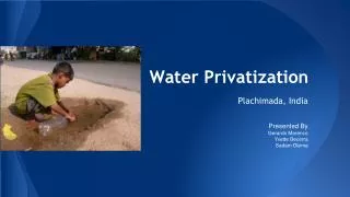 Water Privatization