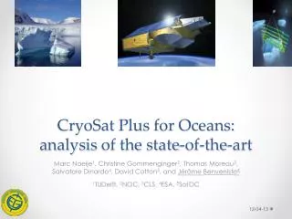 CryoSat Plus for Oceans: analysis of the state-of-the-art