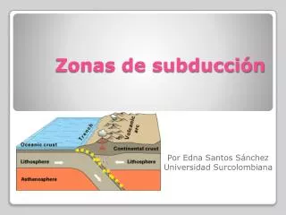 zonas de subducci n