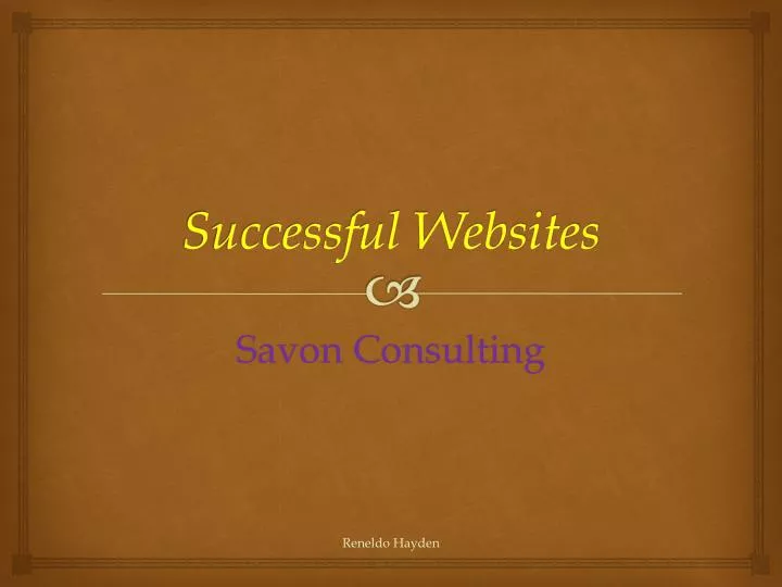 successful websites