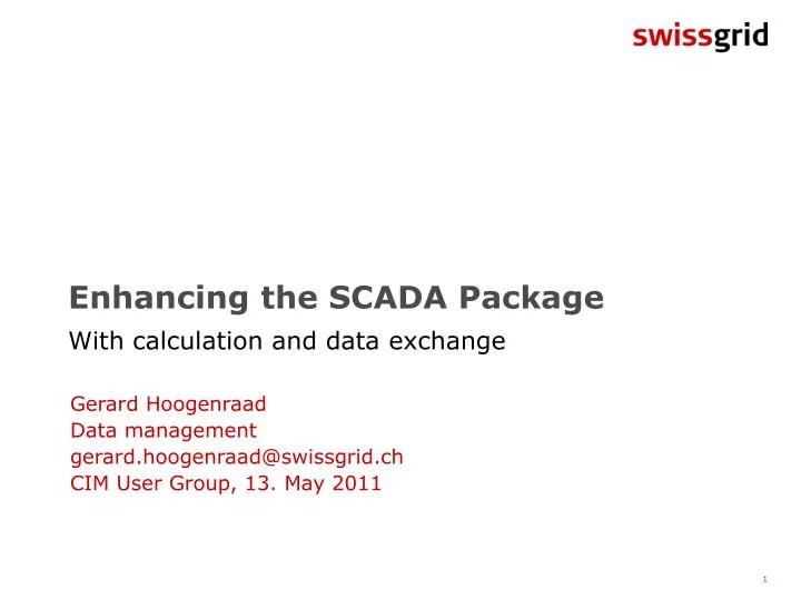 enhancing the scada package