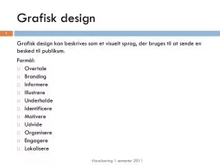 grafisk design