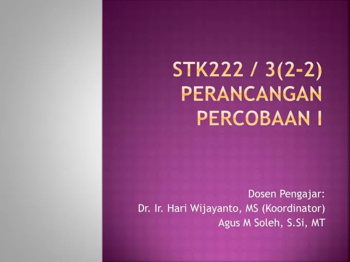 stk222 3 2 2 perancangan percobaan i