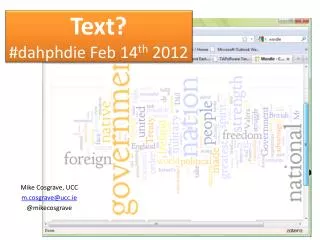Text? # dahphdie Feb 14 th 2012