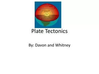 plate tectonics