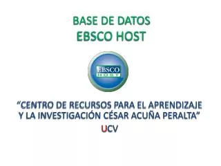 base de datos ebsco host