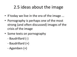 2.5 ideas about the image