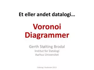 et eller andet datalogi