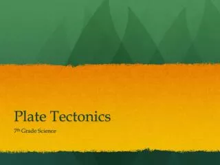 Plate Tectonics