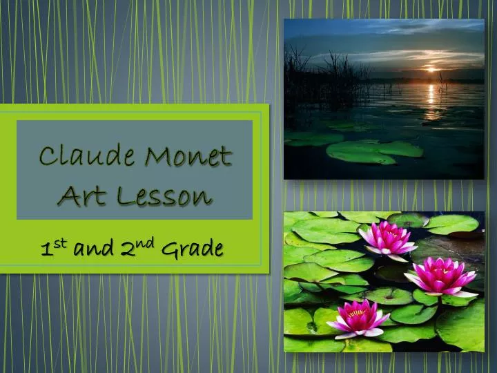 claude monet art lesson