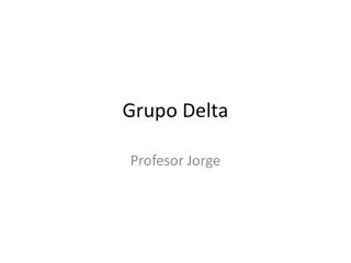 grupo delta