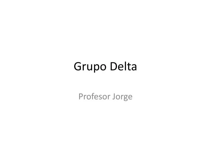 grupo delta