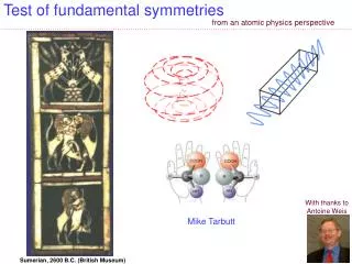 Test of fundamental symmetries