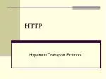 HTTP - slide 1