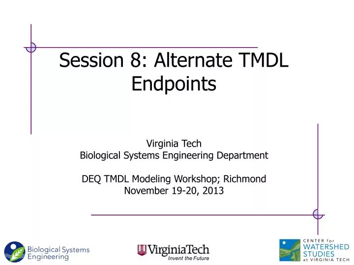 session 8 alternate tmdl endpoints