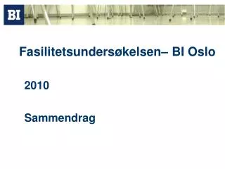 fasilitetsunders kelsen bi oslo