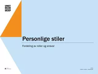 personlige stiler